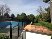 Valla de red para piscina